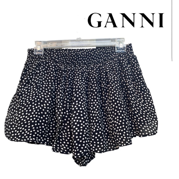 Ganni Pants - Ganni polka dot shorts black / white pants size L